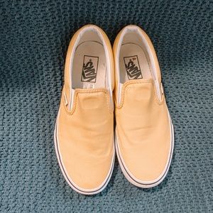 Yellow Slip On Vans